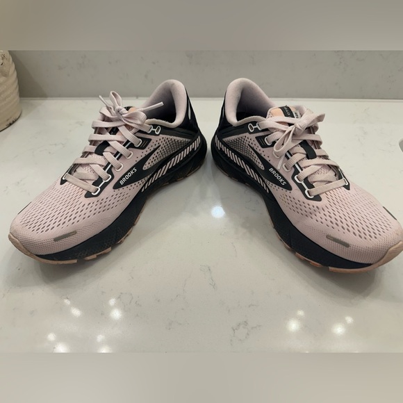 Women's Brooks Adrenaline GTS 22 Pink/Blackened Pearl Mesh size 7 - Picture 7 of 11